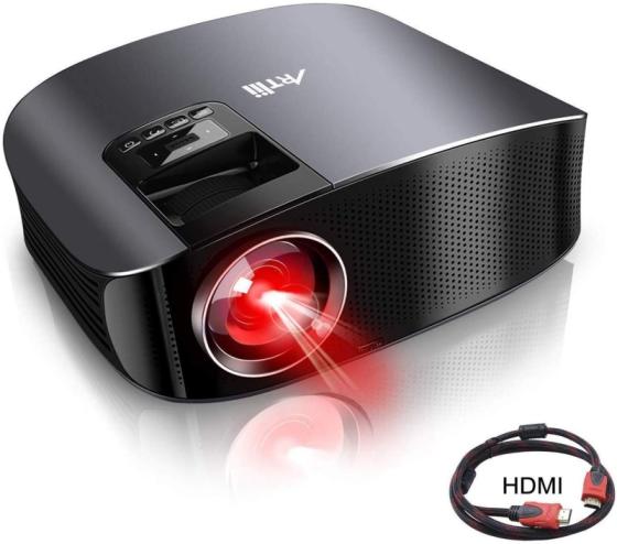 Artlii 4000 Lumen Movie Projector, 200" HD Home Theater Projector